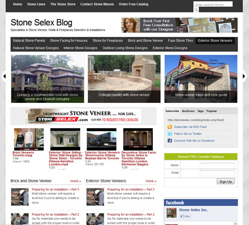 StoneSelex.com/blog website
