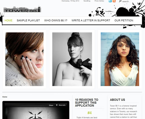 Tower881.com website