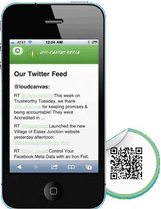 QR Code Mobile Website Closeup Agency